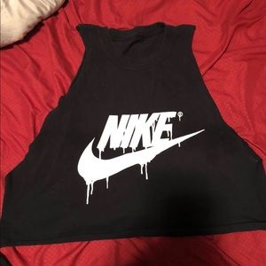 Nike cropped tank top